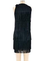 Issey Miyake Fringed Mini Dress Dress arcadeshops.com