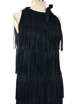Issey Miyake Fringed Mini Dress Dress arcadeshops.com