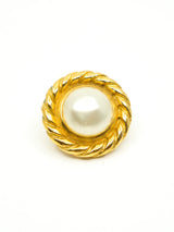 Chanel Pearl Accented Earrings Accessory arcadeshops.com