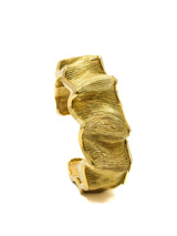 18K Gold Chanel Ribbon Cuff Accessory arcadeshops.com