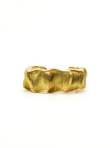 18K Gold Chanel Ribbon Cuff Accessory arcadeshops.com
