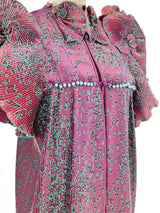 Zandra Rhodes Printed Fan Pleated Jacket Jacket arcadeshops.com