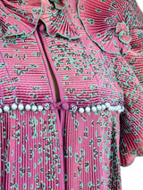 Zandra Rhodes Printed Fan Pleated Jacket Jacket arcadeshops.com
