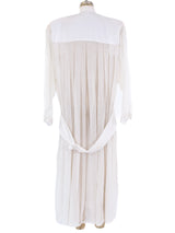 Ted Lapidus Sheer Shirt Dress Dress arcadeshops.com