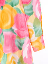 Victor Costa Watercolor Floral Jacket Jacket arcadeshops.com