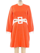 Travilla Open Midriff Mod Dress Dress arcadeshops.com