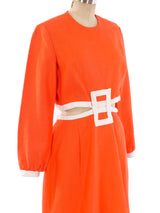 Travilla Open Midriff Mod Dress Dress arcadeshops.com