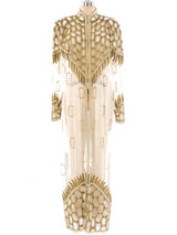 Bead Embellished Net Duster Jacket arcadeshops.com