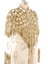 Bead Embellished Net Duster Jacket arcadeshops.com