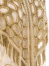 Bead Embellished Net Duster Jacket arcadeshops.com