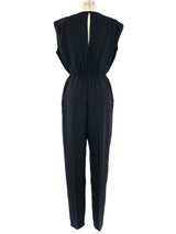 Chainmail Bib Accented Jumpsuit Jumpsuit arcadeshops.com