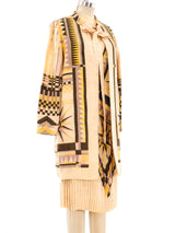 1920's Printed Dress Ensemble Suit arcadeshops.com