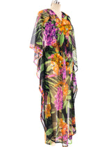 Tropical Floral Printed Swimsuit Ensemble Suit arcadeshops.com