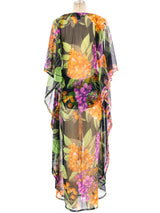 Tropical Floral Printed Swimsuit Ensemble Suit arcadeshops.com