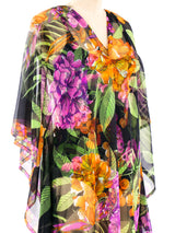 Tropical Floral Printed Swimsuit Ensemble Suit arcadeshops.com