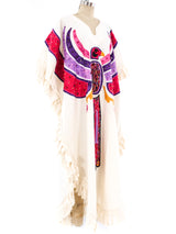 Embellished Phoenix Applique Caftan Dress arcadeshops.com