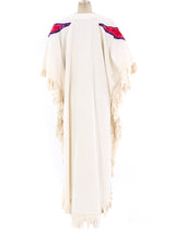 Embellished Phoenix Applique Caftan Dress arcadeshops.com