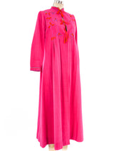 Josefa Floral Embroidered Caftan Dress arcadeshops.com