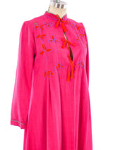 Josefa Floral Embroidered Caftan Dress arcadeshops.com