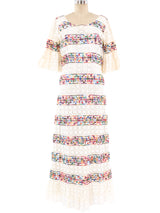 Banded Lace Maxi Dress Dress arcadeshops.com