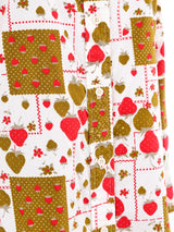 Geoffrey Beene Strawberry Printed Shirt Dress Dress arcadeshops.com