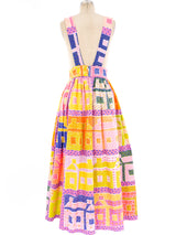 Bill Tice for Gloria Vanderbilt Quilt Print Jumper Dress arcadeshops.com