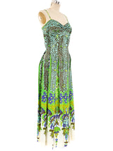 Garden Paisley Printed Tank Dress and Shawl Dress arcadeshops.com