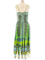 Garden Paisley Printed Tank Dress and Shawl Dress arcadeshops.com