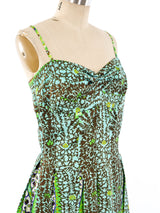 Garden Paisley Printed Tank Dress and Shawl Dress arcadeshops.com