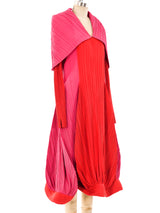 Issey Miyake Sculptural Plisse Colorblock Dress Dress arcadeshops.com
