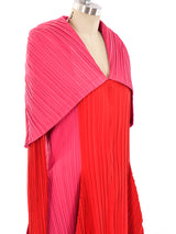 Issey Miyake Sculptural Plisse Colorblock Dress Dress arcadeshops.com