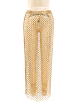 Paco Rabanne Chainlink Maxi Skirt Bottom arcadeshops.com