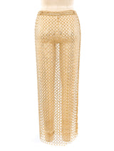 Paco Rabanne Chainlink Maxi Skirt Bottom arcadeshops.com