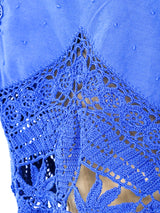 Indigo Crochet Tank Top arcadeshops.com
