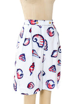 Ungaro Seashell Printed Shorts Bottom arcadeshops.com