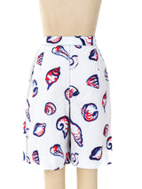 Ungaro Seashell Printed Shorts Bottom arcadeshops.com