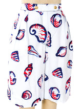 Ungaro Seashell Printed Shorts Bottom arcadeshops.com