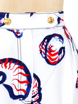 Ungaro Seashell Printed Shorts Bottom arcadeshops.com