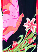 Butterfly Printed Cotton Caftan Dress arcadeshops.com