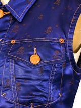 Jean Paul Gaultier Skull Satin Vest Top arcadeshops.com