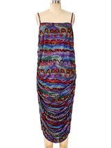 Missoni Ruched Silk Jersey Dress Dress arcadeshops.com