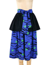 Yves Saint Laurent Star Print Skirt Bottom arcadeshops.com