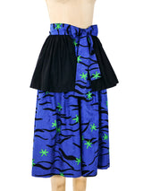 Yves Saint Laurent Star Print Skirt Bottom arcadeshops.com