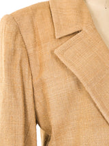 Yves Saint Laurent Raw Silk Skirt Suit Suit arcadeshops.com