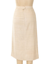 Yves Saint Laurent Natural Silk Skirt Suit Suit arcadeshops.com