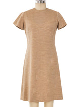 Bill Blass Heathered Khaki Dress Dress arcadeshops.com