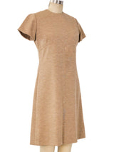 Bill Blass Heathered Khaki Dress Dress arcadeshops.com