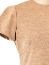 Bill Blass Heathered Khaki Dress Dress arcadeshops.com