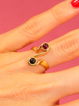 Yin Yang Cabochon Ring Fine Jewelry arcadeshops.com