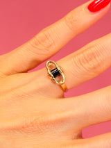 14k Onyx Mariner Link Ring Fine Jewelry arcadeshops.com
